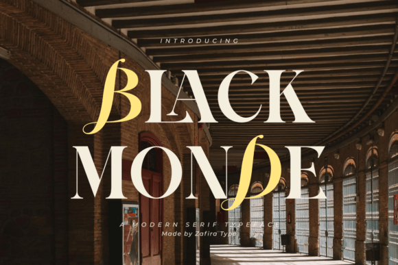 Black Monde: A Serif Font for Elegant Web Design