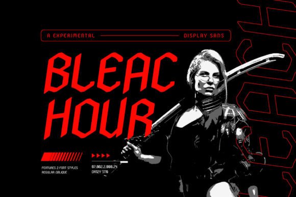 Bleachour: A Bold Font for Business