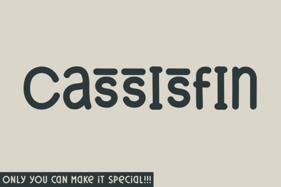 Cassisfin: A Stylish Display Font for Creative Projects