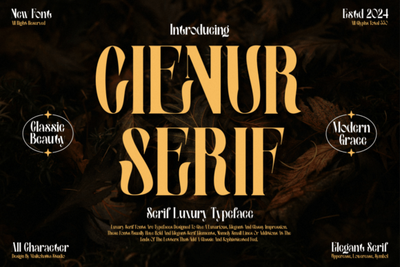 Cienur: A Serif Font for Bold Branding