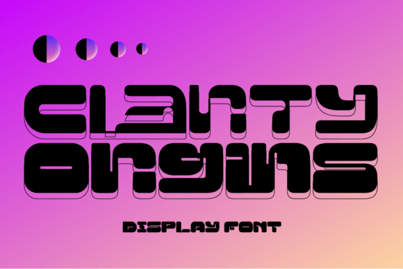 Clarity Origins: A Futuristic Font for Bold Design