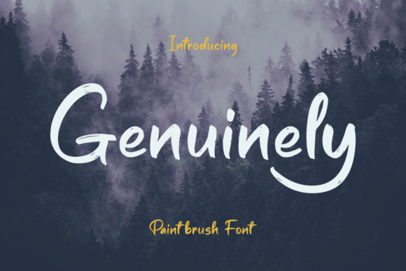 Genuinely: A Vintage-Inspired Font