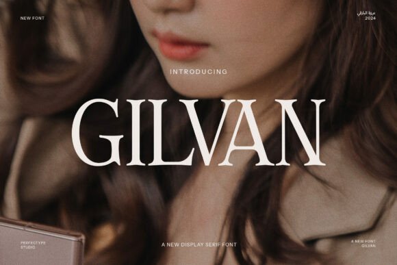 Gilvan: A Modern Serif Font for Web Design
