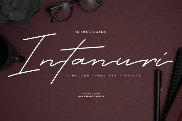 Intanuri: Modern Script Font for Digital Marketing