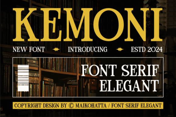 Kemoni: A Serif Font for Elegant Design