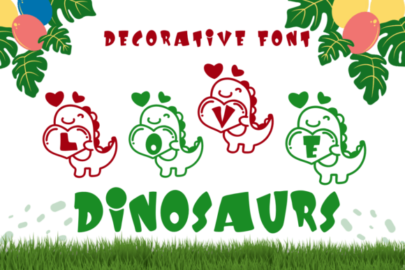 Love Dinosaurs Font Review