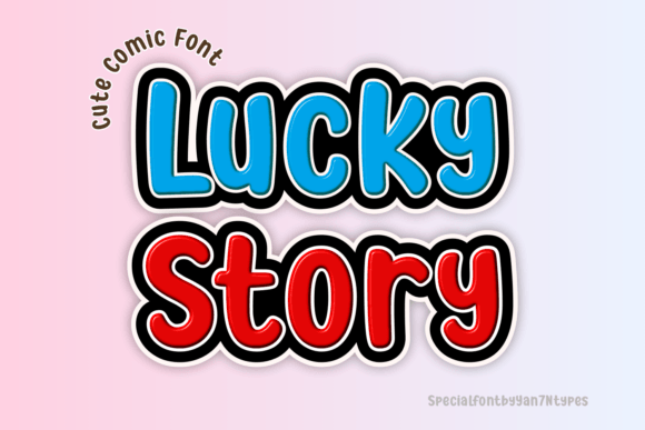 Lucky Story Font: Bold & Beautiful
