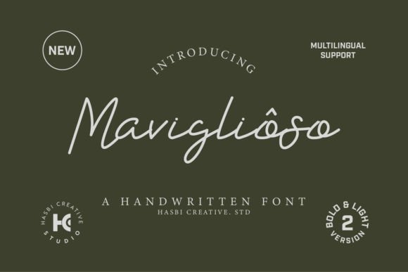 Maviglioso: A Playful Script Font
