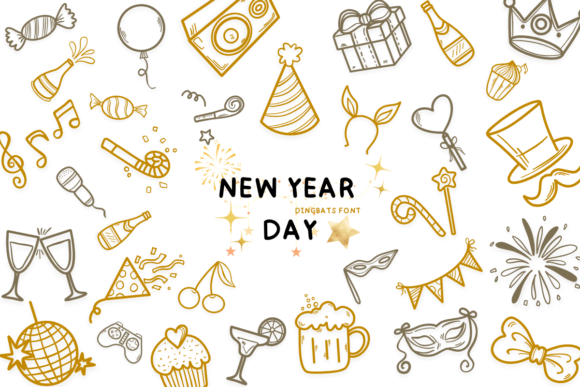 New Year Day Font: A Sparkling Touch for Business Branding