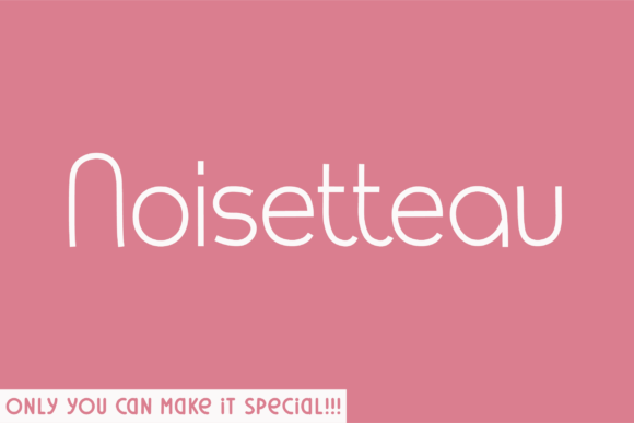 Noisetteau Font: Elegant Handwritten Style