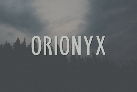 Orionyx: A Modern Sans Serif for Web Design