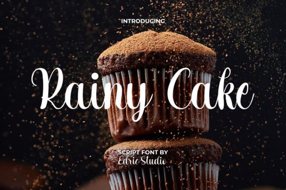Rainy Cake Font: A Sweet Script for Digital Marketing