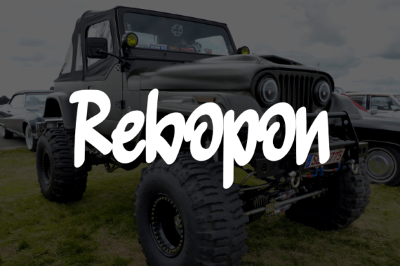 Rebopon: A Stylish Font for Campaigns