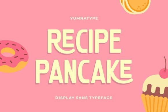 Recipe Pancake: A Bold, Elegant Display Font