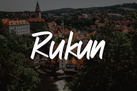 Rukun: A Stylish Font for Creative Campaigns