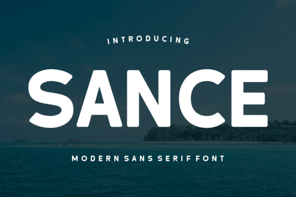 Sance: A Modern Font for Digital Marketing