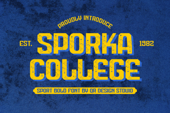 Sporka College: A Bold Font for Web Design