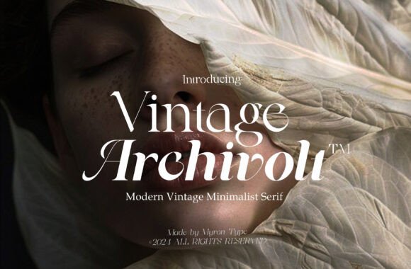 Vintage Archivolt Font for Crafters