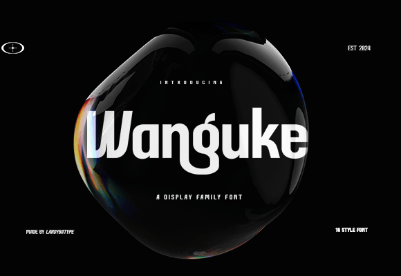Wanguke: A Bold Display Font for Digital Campaigns