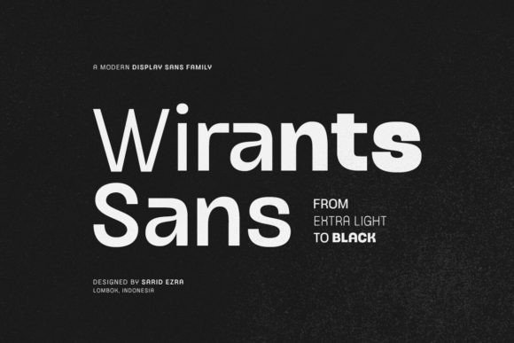 Wirants: A Modern Sans Serif for Designers